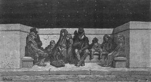 Addormentato sotto le stelle, 1872 da Gustave Dore
