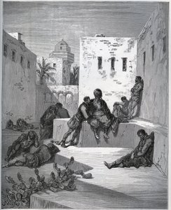 Storia del prigioniero. Cortile del bagne d