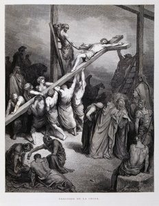 Cristo crocifisso, illustrazione dalla Bibbia di Doré