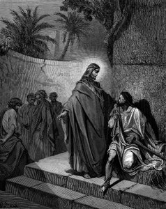 Cristo guarisce il paralitico da Gustave Dore