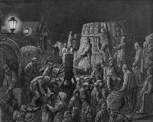 Mercato di Covent Garden - Mattina presto da Gustave Dore