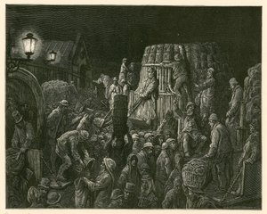 Mercato di Covent Garden, Londra da Gustave Dore