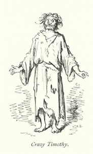 Timothy il pazzo (incisione) da Gustave Dore