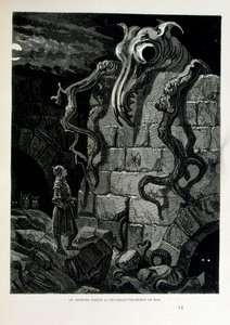 Croque-Mitaine; illustrazione del 1863, di Gustave Doré (1832 – 1883); artista francese, incisore, illustratore. Croque-Mitaine (L