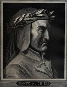 Dante Alighieri 1265-1321, 1860 da Gustave Dore