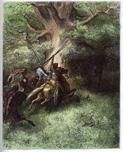 La morte di Assalonne. Incisione in 