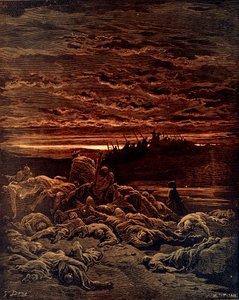 Morte dei figli di Ierub-Baal - Bibbia da Gustave Dore