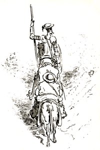 Don Chisciotte sul suo cavallo, seguito da Sancho sul suo asino da Gustave Dore
