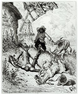 Don Chisciotte e i mulini a vento, da 