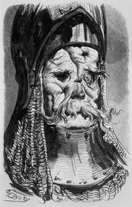 Racconti drolatici Un vecchio Tropuat di Honoré de Balzac disegno di Gustave Doré inciso da Deghouny 1855 da Gustave Dore