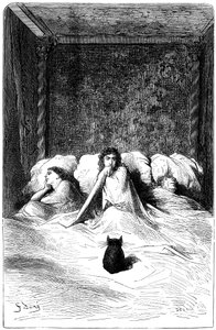 Incisione di Gustave Dore che illustra il romanzo di Theophile Gautier 