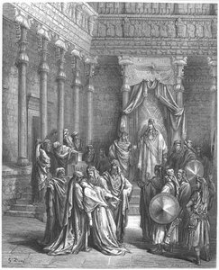 Ester alla presenza di Assuero, 1866 da Gustave Dore