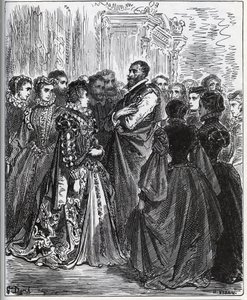 Serata organizzata da Don Antonio - da "Don Chisciotte della Mancia" di Miguel Cervantes da Gustave Dore