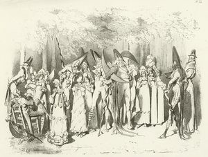 Mode sotto il Direttorio 1798. Gli Incroyables da Gustave Dore