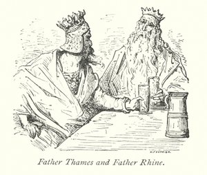 Padre Tamigi e padre Reno (incisione)
