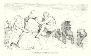 Edificio del Monte dei Giganti (incisione) da Gustave Dore