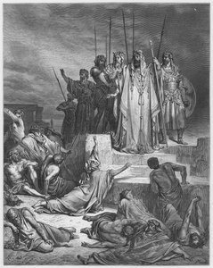 La carestia in Samaria da Gustave Dore