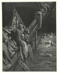 Illustrazione di Gustave Doré per La ballata del vecchio marinaio di Coleridge (incisione)