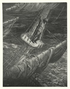 Illustrazione di Gustave Doré per La ballata del vecchio marinaio di Coleridge da Gustave Dore