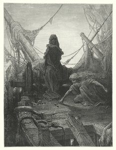 Illustrazione di Gustave Doré per La ballata del vecchio marinaio di Coleridge da Gustave Dore