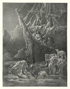 Illustrazione di Gustave Doré per La ballata del vecchio marinaio di Coleridge da Gustave Dore