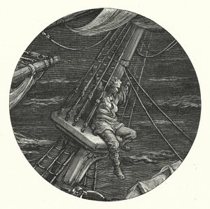 Illustrazione di Gustave Doré per La ballata del vecchio marinaio di Coleridge (incisione)