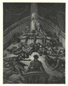 Illustrazione di Gustave Doré per La ballata del vecchio marinaio di Coleridge da Gustave Dore