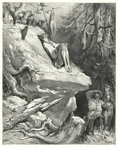 Don Chisciotte di Gustave Doré: "Ahimè!" rispose Sancho, "L