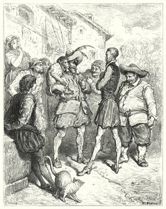 Don Chisciotte di Gustave Doré: "A queste parole Don Chisciotte rimase stupito" da Gustave Dore