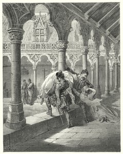 Lucinda, trovandosi in suo potere, svenne (incisione) da Gustave Dore