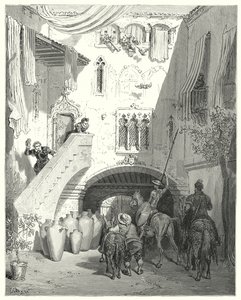 Don Chisciotte di Gustave Doré: "Oh, urne di Toboso! che risvegliate nella mia mente i pensieri del dolce pegno dei miei più amari dolori!" da Gustave Dore