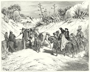 Don Chisciotte di Gustave Doré: "Il curato era molto attento e lo credeva un uomo di sano giudizio" da Gustave Dore