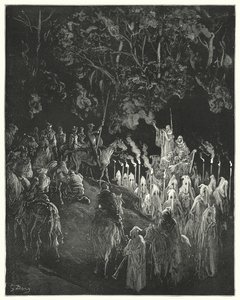 Don Chisciotte di Gustave Doré: "La figura in abito si alzò" da Gustave Dore