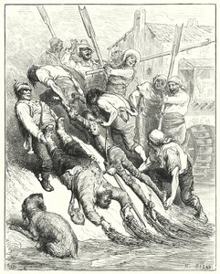 Furono entrambi trascinati a riva, più inzuppati che assetati da Gustave Dore