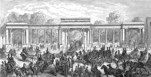 Hyde Park Corner - Ingresso Piccadilly da Gustave Dore