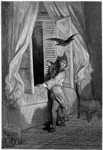 Illustrazione di Gustave Doré (1832-1883) per il racconto breve di Edgar Allan Poe 
