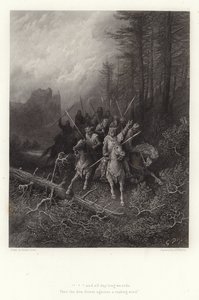 Illustrazione per Vivien di Alfred Tennyson da Gustave Dore
