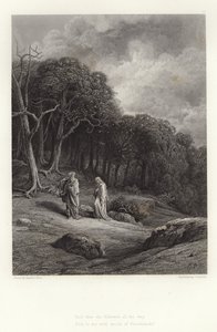 Illustrazione per Vivien di Alfred Tennyson da Gustave Dore