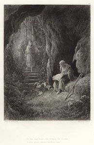Illustrazione per Vivien di Alfred Tennyson da Gustave Dore