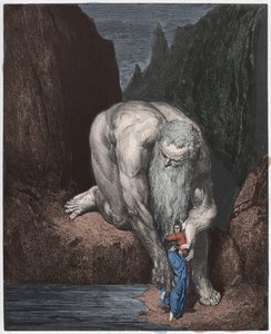 Inferno, Canto 31: Il gigante Anteo da Gustave Dore