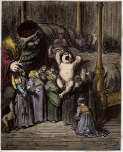 La nascita di Gargantua - illustrazione da 
