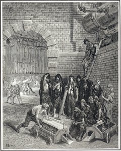 Lambeth Gas Works, 1872 da Gustave Dore