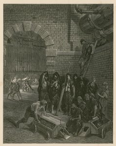 Lambeth Gas Works, Londra da Gustave Dore