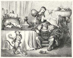 Il Gatto con gli Stivali (incisione)