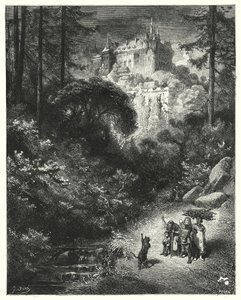 Il gatto con gli stivali da Gustave Dore