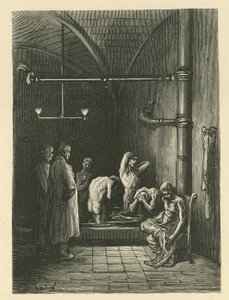 Uomini nei bagni alla Casa del Rifugio da Gustave Dore
