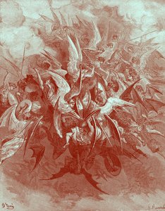 Paradiso Perduto: La battaglia degli angeli da Gustave Dore