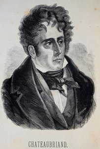 Ritratto di François-René, visconte di Chateaubriand 1768-1848, 1880 da Gustave Dore