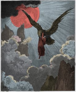 Purgatorio, Canto 9: Dante, in un sogno, viene portato via da un