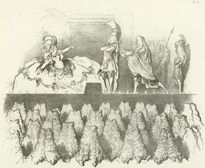 Racine rappresentato davanti alla corte di Versailles 1695 da Gustave Dore